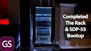 Completed Rack And JBL SDP 55 First Boot