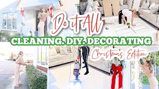 ✨*DO IT ALL*✨ CLEAN WITH ME DIY, DECORATE FOR CHRISTMAS | SUPER MOTIVATIONAL CLEAN WITH ME 2021