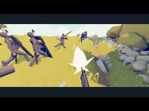 [TABS FPS Clips] Modern Army vs Crazy Horses! - Totally Accurate Battle Simulator
