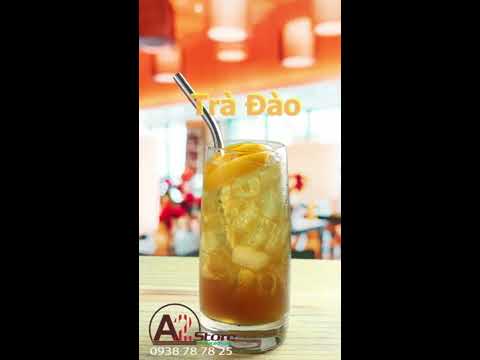 Công thức pha trà đào kiểu Úc.