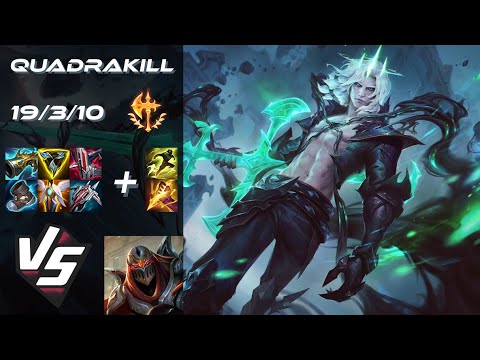 JUNGLE Viego vs Zed [QUADRAKILL] - EU Challenger Patch 25.S2.6