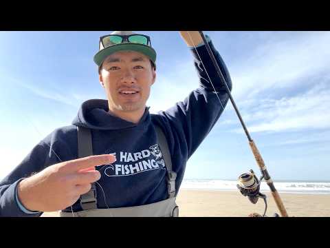 BIG WAVES and BIG FISH - How to Catch Fish in Rough Surf