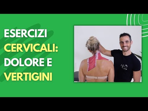 Cervicale: esercizi per DOLORE e VERTIGINI (sessione completa 12 min)