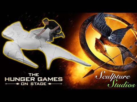 How To Make a Giant Mockingjay - The Hunger Games On Stage by Sculpture Studios
