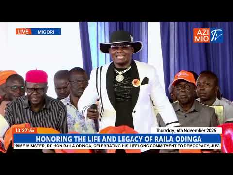 PURE TALENT: Crowd ERRUPTS as Onyi Papa Jey Entertains ODM members in memory of Raila Odinga