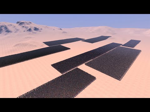 30,000 GALLIC ARMY vs 30,000 ROMAN ARMY | Ultimate Epic Battle Simulator