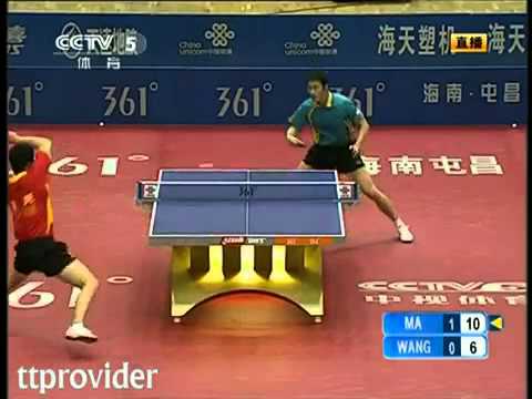 Chinese Superleague 2011  Ma Long Wang Liqin