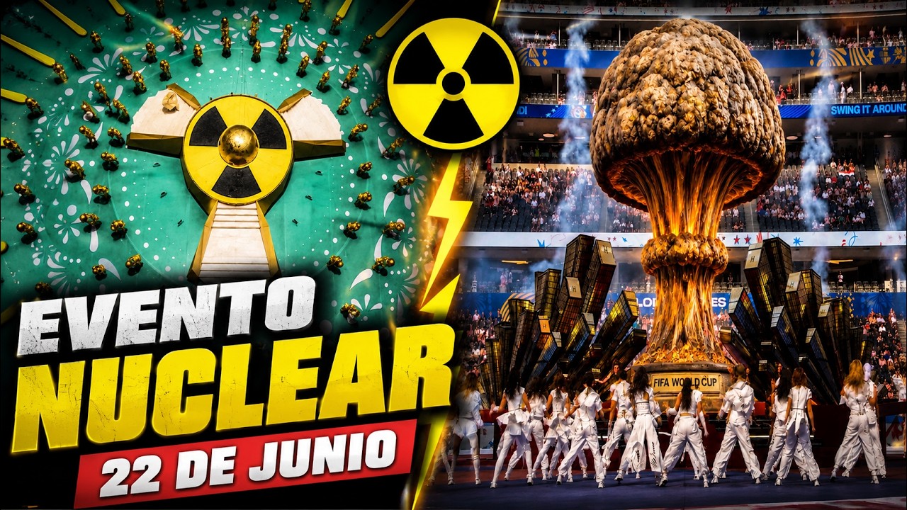 LA INAUGURACIÓN DEL MUNDIAL 2026 OCULTA UN SINIESTRO EVENTO NUCLEAR EL 22 DE JUNIO