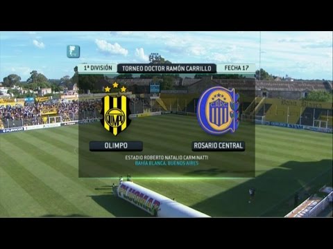 Fútbol en vivo. Olimpo - Central. Fecha 17. Torneo Primera División 2014. FPT.