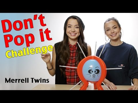DON'T POP IT CHALLENGE - Merrell Twins Video