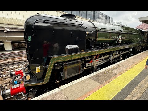 35028 Clan Line Belmond British Pullman at Victoria  30th May 2024   4k