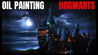 Harry Potter Time lapse/ Speed Painting - painting with Acrylics