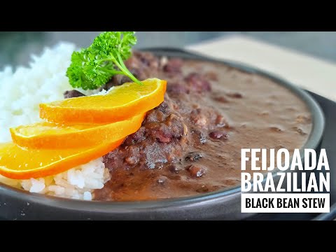 FEIJOADA ( Brazilian Black Bean Stew ) #feijoada #feijoadasimples #feijoadarecipe #vegetarian