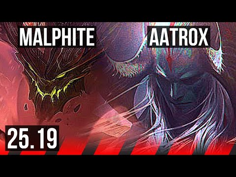 MALPHITE vs AATROX (TOP) | 10/1/15 | EUW Master | 25.19