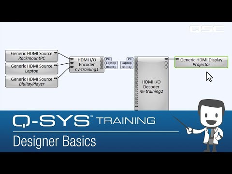 Q-SYS Video 101 - Designer Basics