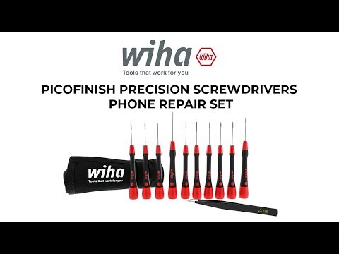 PicoFinish Precision Screwdrivers Phone Repair Set -  Wiha Tools
