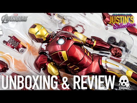 Iron Man MK7 Avengers Threezero DLX Unboxing & Review