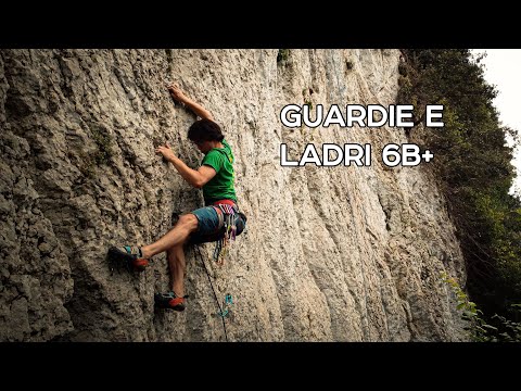 Guardie e Ladri (6b+), Moretti | Rock faces of Valmarecchia