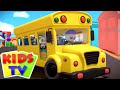 The Wheels On The Bus Nursery Rhyme Kindergarten Songs For Babies