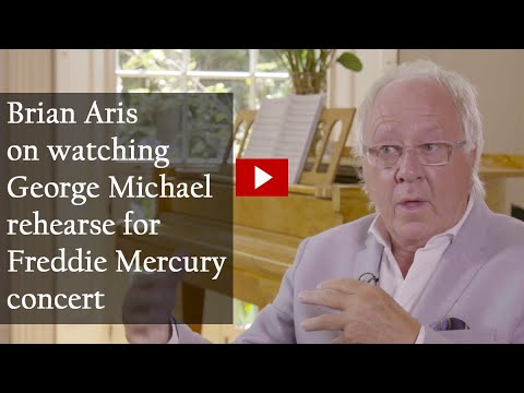 WATCHING GEORGE MICHAEL REHEARSAL FOR FREDDIE MERCURY TRIBUTE #georgemichael #freddiemercurytribute