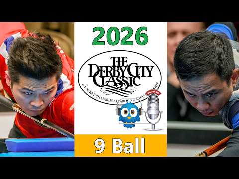 Lee Vann Corteza vs Roberto Gomez - 9 Ball - 2026 Derby City Classic rd 6