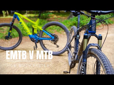 E-Bike vs Mountain Bike Speed Test | Which One is Faster?