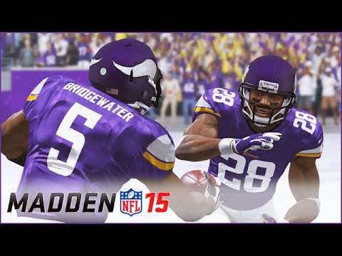 Madden 15 Gameplay - Vikings vs Lions in the SNOW! (PS4)