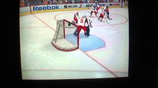 Stupid Goaltending Mistake Giguere! -NHL Slapshot