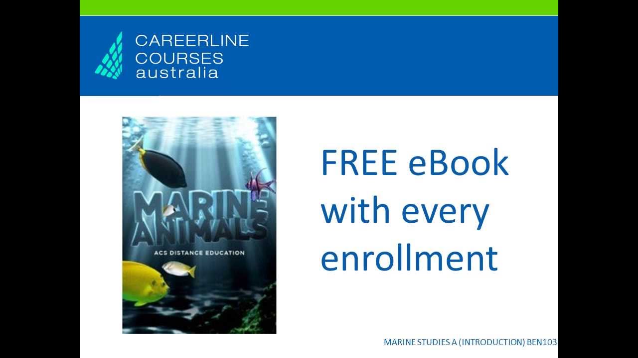 Marine Studies (Marine Biology) Course