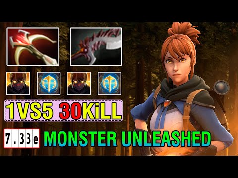 OMG 30KILLS HARD CARRY [Marci] Daedalus + Abyssal Blade OP Hidden Power Dota2 7.33E