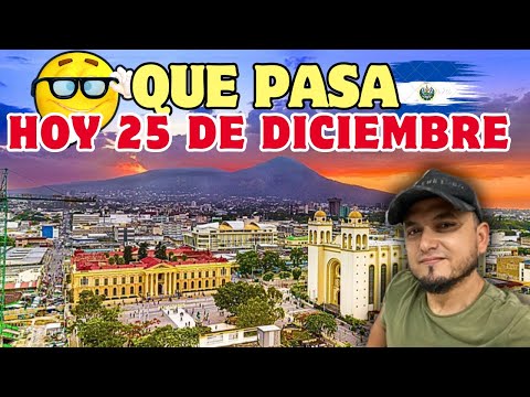 ASI LUCEN las calles del CENTRO HISTORICO hoy 25 DE DICIEMBRE| #villanavideña #elsalvador