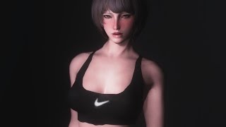 lovehappy.net - nike sports wear clothes skyrim mod