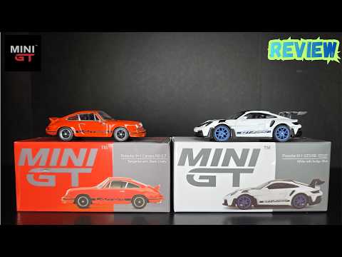 Feature Image thumbnail for the video blog Mini GT - Porsche 911 GT3 RS Weissach Package & Porsche 911 Carrera RS 2.7 - REVIEW by booster_diecast