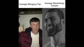 Average Misogyny Fan VS Average Misanthropy Enjoyer