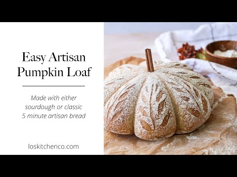Artisan Pumpkin Loaf (sourdough or yeast)