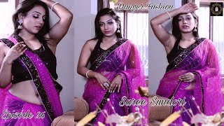 Download lagu Saree Sundori | Episode 26 | Tanvi Priyanka | Purple Laheriya Saree | Backless | Danger Fashion 2024 mp3