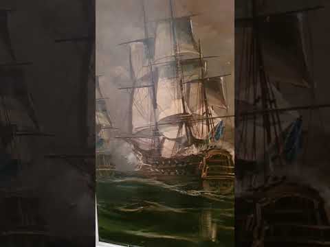 Battle of Trafalgar - 1805 - Cape Trafalgar Spain - British Royal Navy fleets of France and Spain.