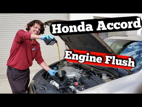 2004 Honda Accord 3.0L AMSOIL Engine Flush Oil Change