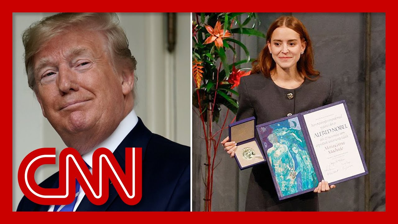 Venezuela's Machado 'presented' Trump with her Nobel Peace Prize medal