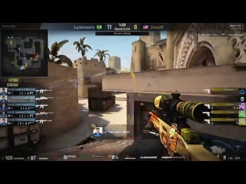CS:GO Dreamhack Austin 2016: Luminosity vs. Cloud 9 Highlights