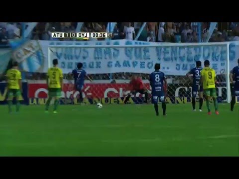 Gol de Rodríguez. Atl. Tucumán 1 - Defensa 0. Fecha 11. Primera División 2016