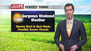Quiet weekend leads to stormy work week