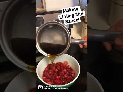 Making Li Hing Mui Sauce!