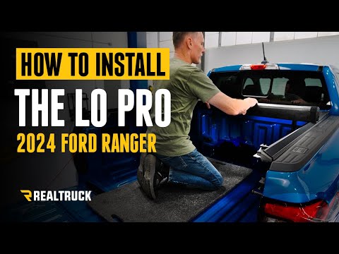 How to Install Truxedo Lo Pro Soft Roll Up Tonneau Cover on a 2024 Ford Ranger