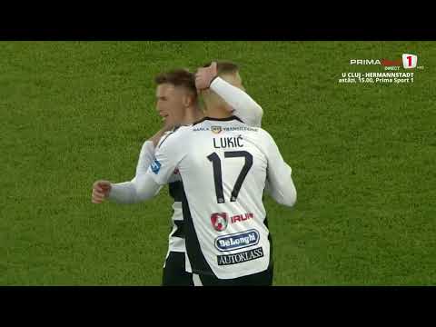 REZUMAT: "U" Cluj - Hermannstadt 3-0. Clujenii aglomerează lupta la play-off