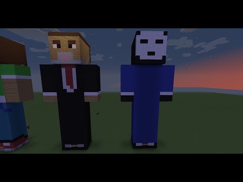 Minecraft Sochy Slavných: MinecraftBox - HouseCZ a jezisek1 - S01E02