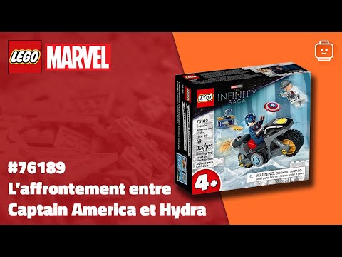 Vidéo LEGO Marvel 76189 : L’affrontement entre Captain America et Hydra