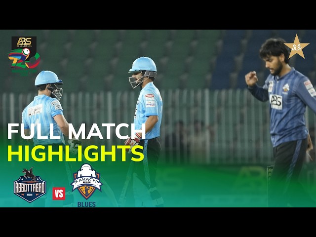Full Highlights | Abbottabad vs Karachi | ABS Developers National T20 Cup | MZA1K