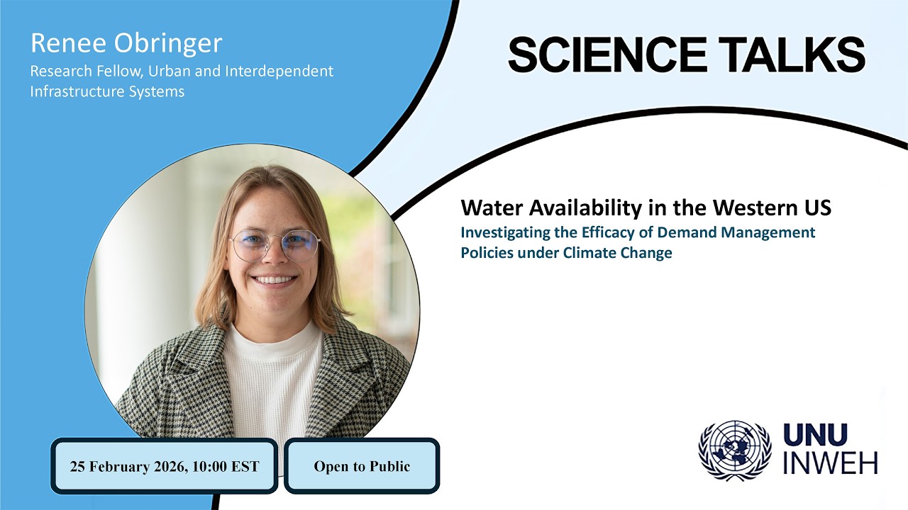 SCIENCE TALK: Water Availability in the Western US