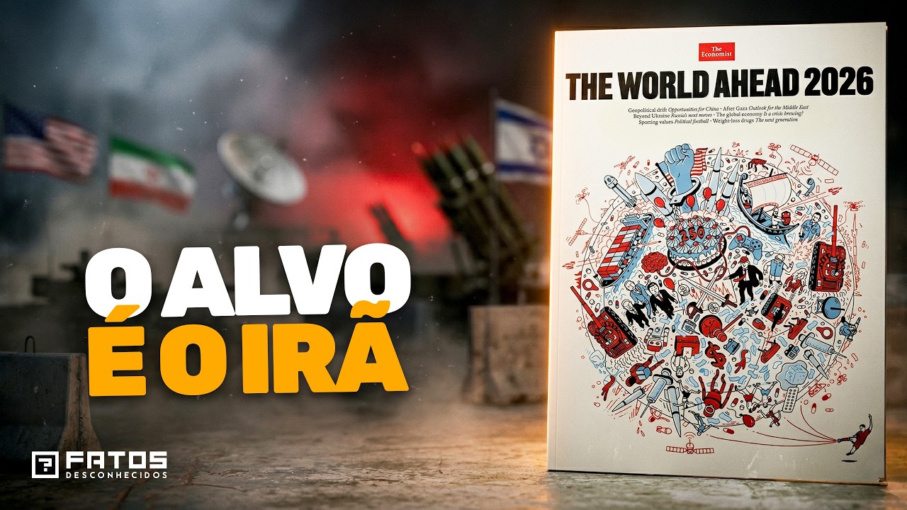 O Código Oculto: Por que a Capa do The Economist foca tanto no Irã em 2026?